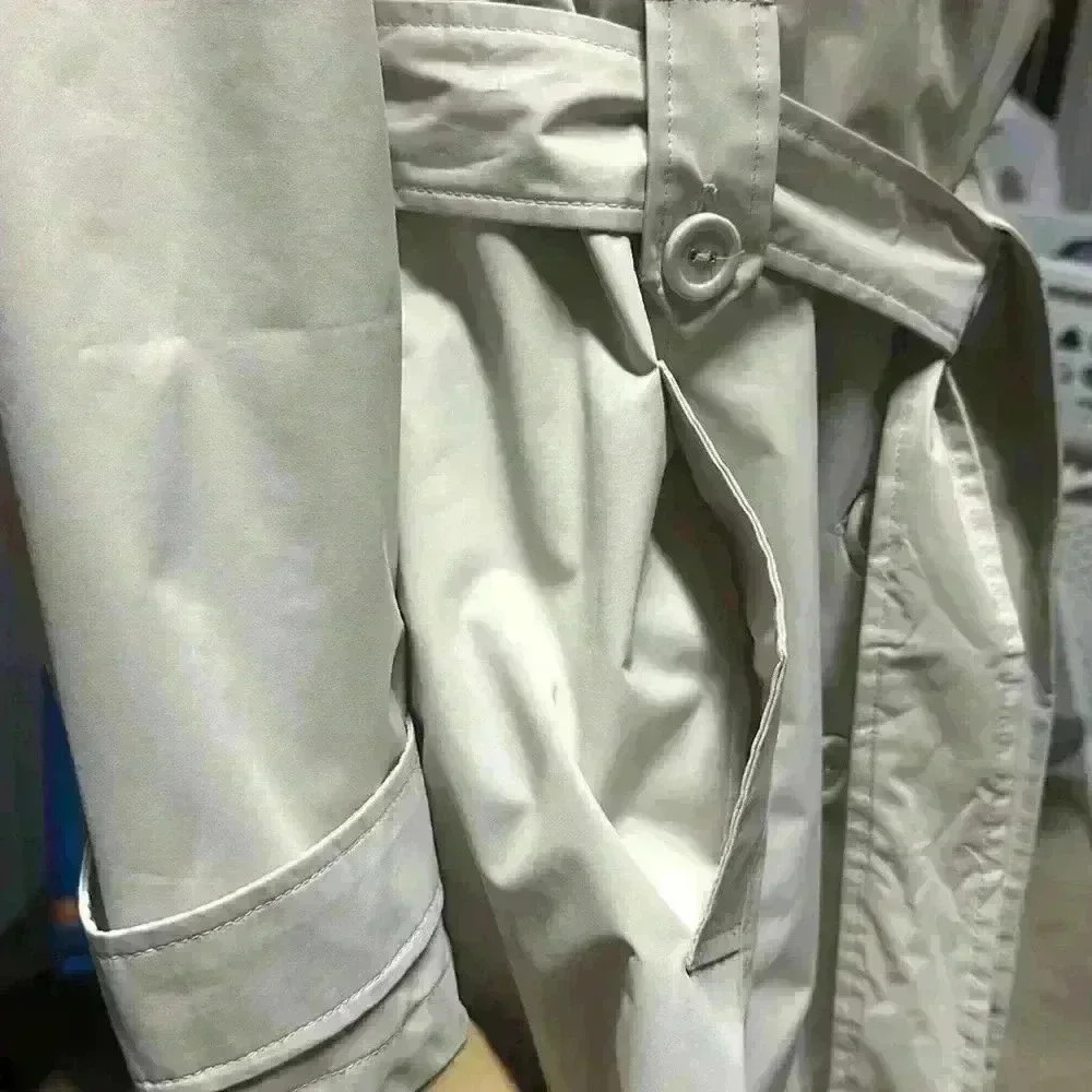 White Stag Classic women’s trench coat Belted Jacket Women’s Sz S 4-6 - Picture 6 of 14